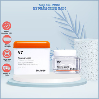Kem dưỡng trắng, tái tạo da, giảm thâm mụn, nám da dr.jart+ v7 toning light