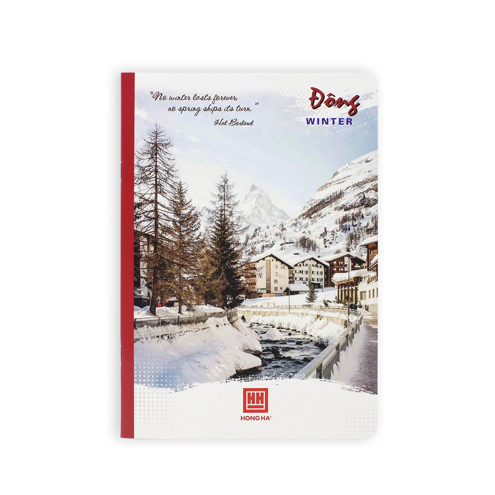 [BÁN LẺ] Vở kẻ ngang 72 trang bốn mùa Hồng Hà 1004