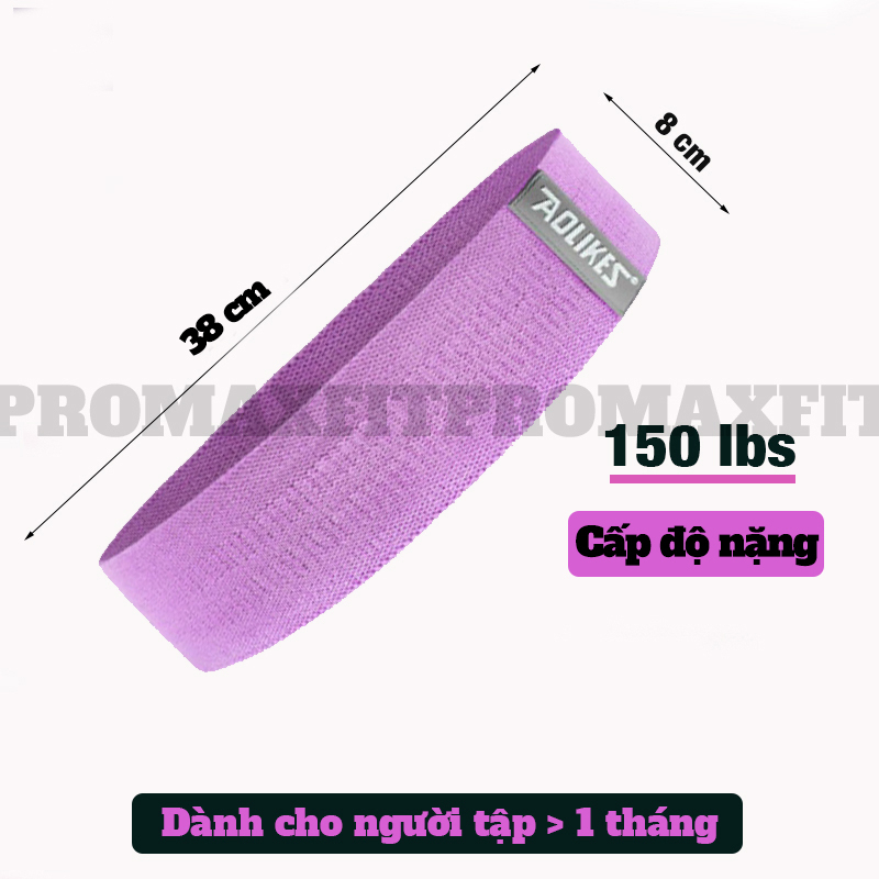 Dây miniband vải Aolikes kháng lực tập gym chân mông tay đùi cao su