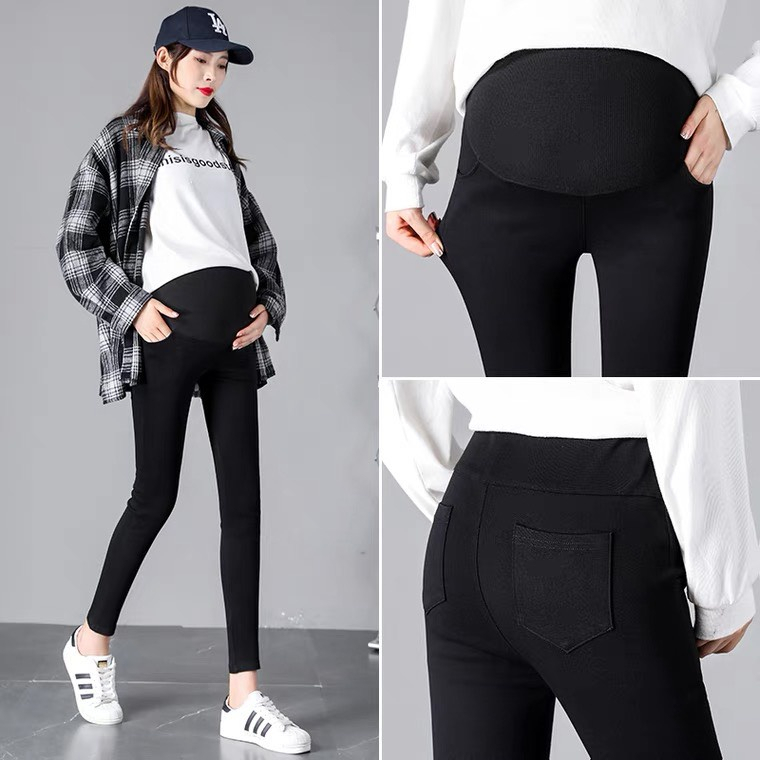 Quần Bầu Legging Công Sở Đẹp - Quần bầu legging Dài nâng mông
