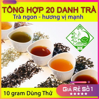 Tổng hợp danh trà cao cấp 7-10g gói nhỏ dùng thử 46 loại trà ngon, trà xanh, ô long, hồng trà
