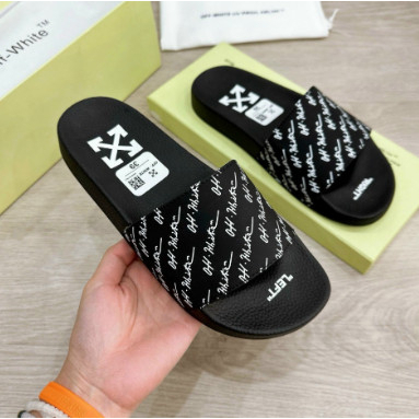 Dép nam quai ngang Off Whiite Cao Cấp mẫu mới 2023 - Dép Nam Nữ Thời Trang Cao Cấp Hottrend 2023