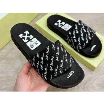 Dép nam quai ngang Off Whiite Cao Cấp mẫu mới 2023 - Dép Nam Nữ Thời Trang Cao Cấp Hottrend 2023