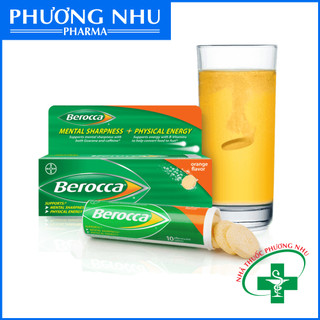 Berocca Performance Orange Vị Cam Bayer - Hộp 10V - Bổ sung Vitamin