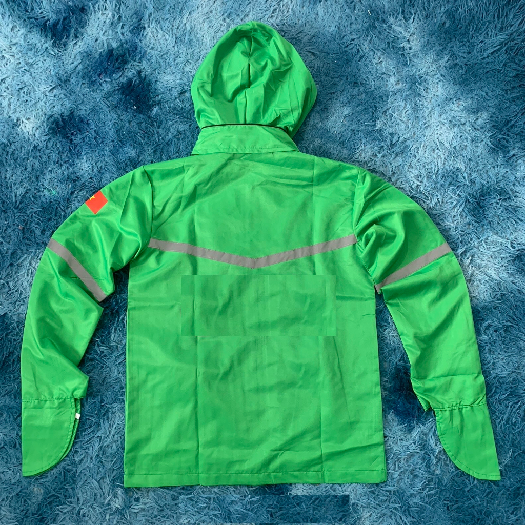 Áo khoác gió b ráp phản quang 2 mặt