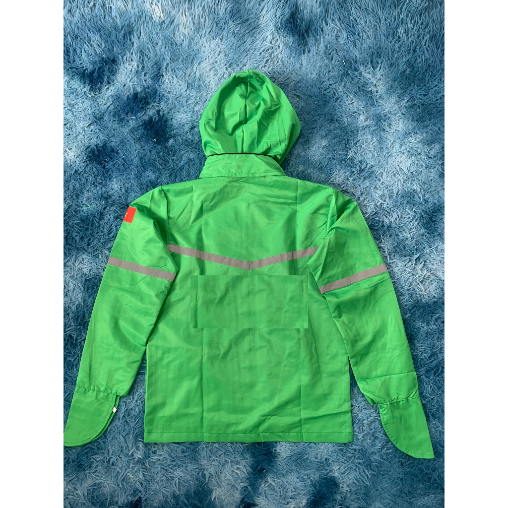 Áo khoác gió b ráp phản quang 2 mặt