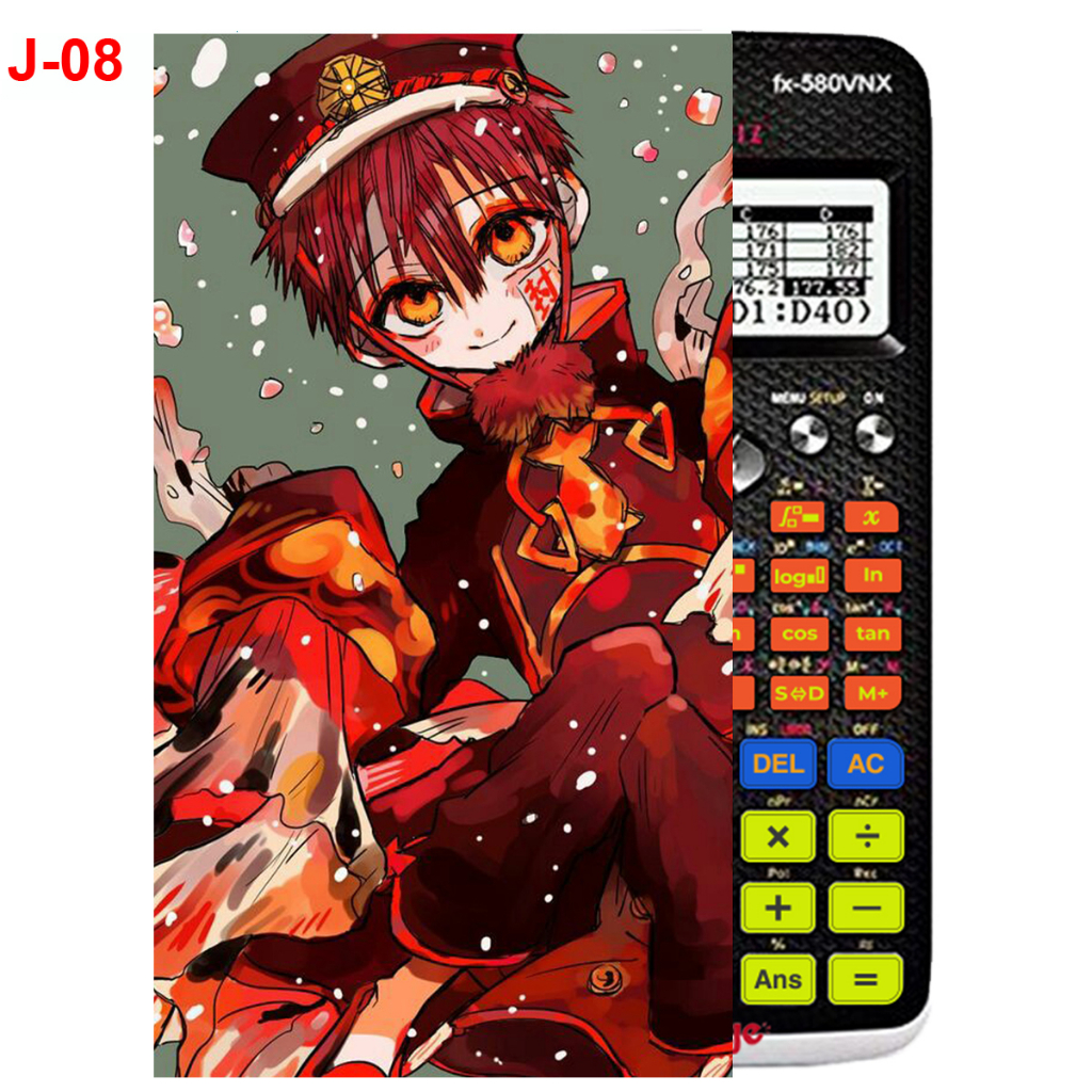 Decal - hình dán Máy tính CASIO fx570, fx580, ...Jinbaku Shounen Hanako-Kun