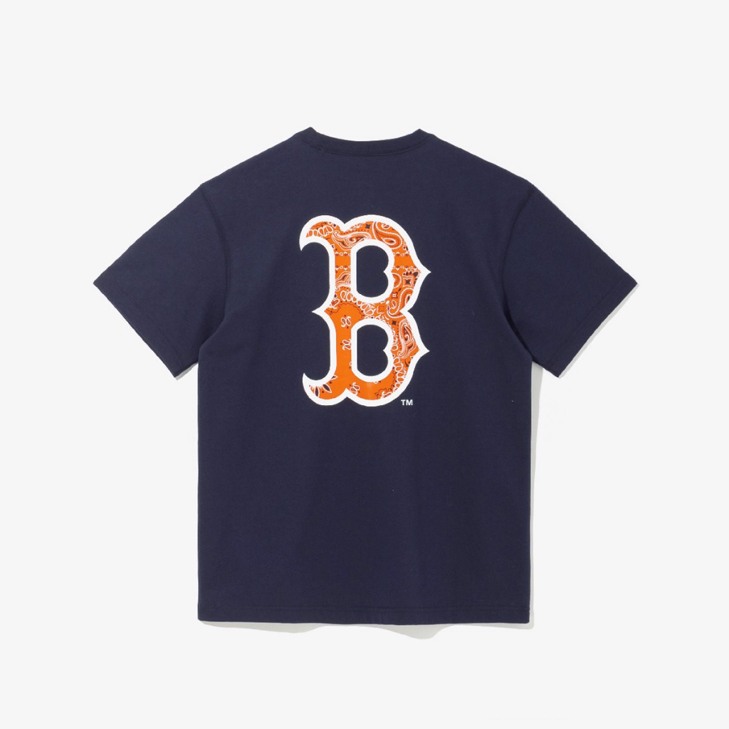 Áo Thun New Era Big Paisley Boston Navy 12715361 | Fox Sneaker