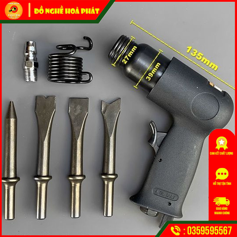 Súng rung hơi chuyên sửa chữa nồi côn & Báng sau xe ga kẹt cứng