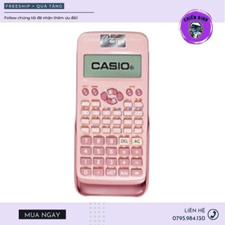 [BẢO HÀNH 1 ĐỔI 1] NEW 100% Máy Tính FX-580 VNX (521 Phép Tính) Màu Hồng Chuyển đổi Tiếng Việt - Chiến Binh Store