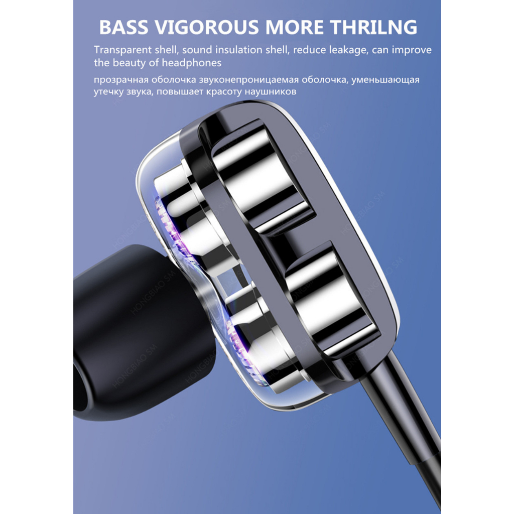 Tai nghe nhét tai có dây DOCHOITINTIN giắc cắm 3.5mm tích hợp micro chất lượng cao dành cho điện thoại laptop