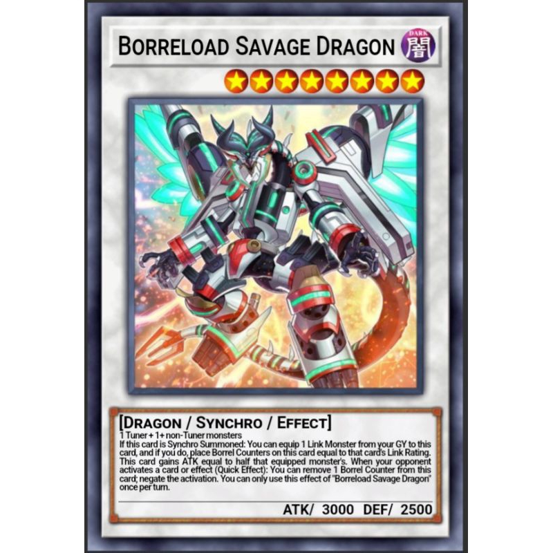 Thẻ bài yugioh Borreload Savage Dragon RC04-JP034