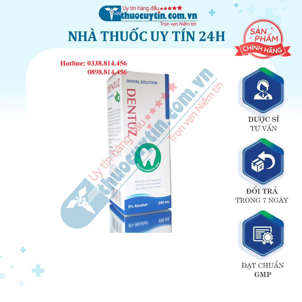 DUNG DỊCH  DENTUZ - SÚC MIỆNG, BẢO VỆ RĂNG MIỆNG