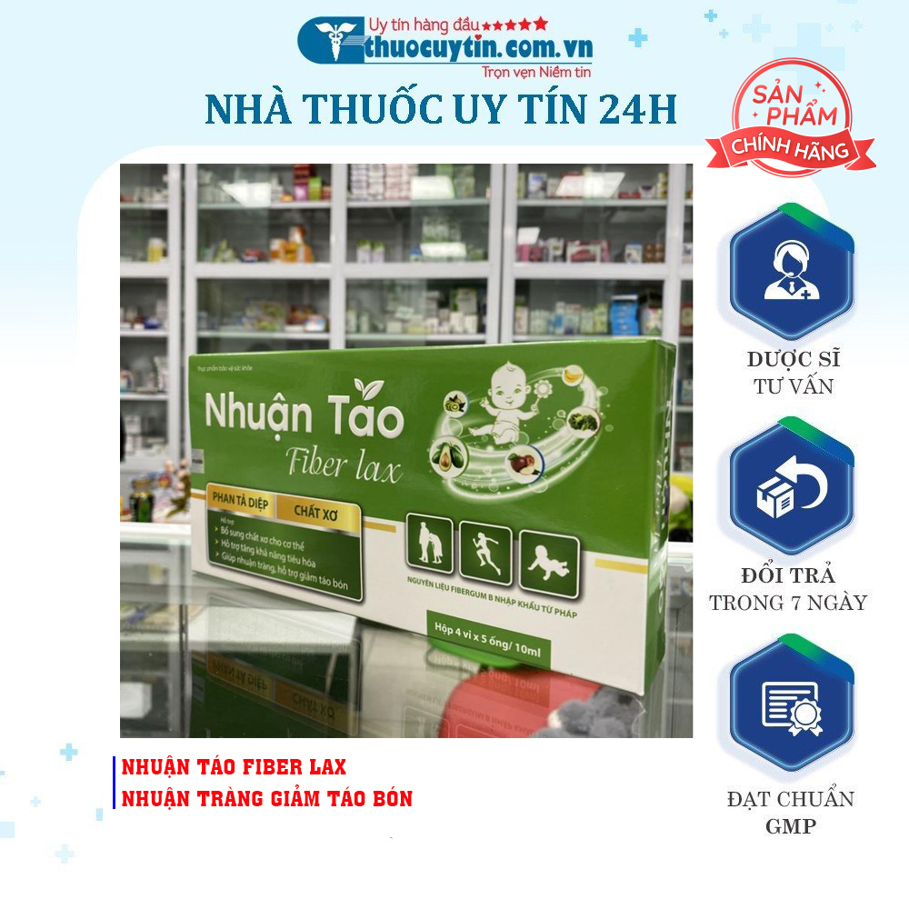NHUẬN TÁO FIBER LAX NHUẬN TRÀNG GIẢM TÁO BÓN