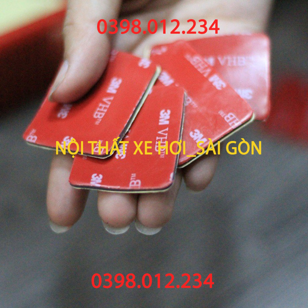 Băng dính keo 3M chuyên dụng dán cố định chống xô lệch cho thảm taplo và đồ trang trí xe hơi