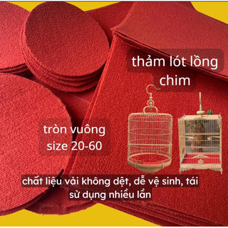 Thảm lót lồng chim đủ kích cỡ