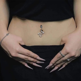 Khuyên Rốn Rắn Cá Tính (Ảnh Thật)
