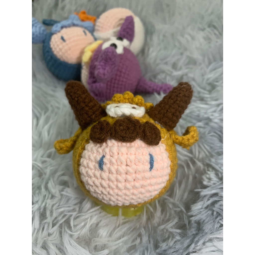 Bộ móc khoá cung hoàng đạo 12 bé bằng len handmade size to , đồ trang trí , quà tặng ý nghĩa