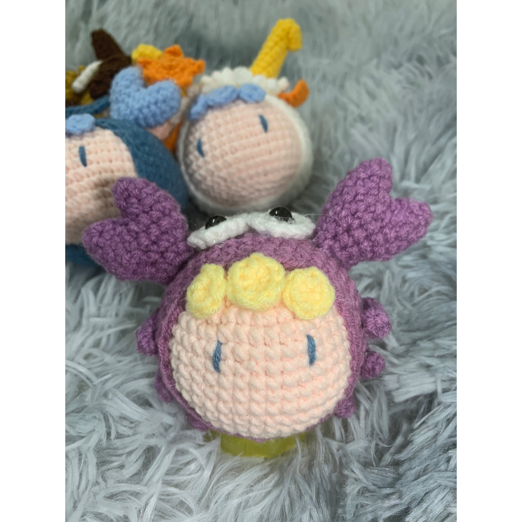 Bộ móc khoá cung hoàng đạo 12 bé bằng len handmade size to , đồ trang trí , quà tặng ý nghĩa