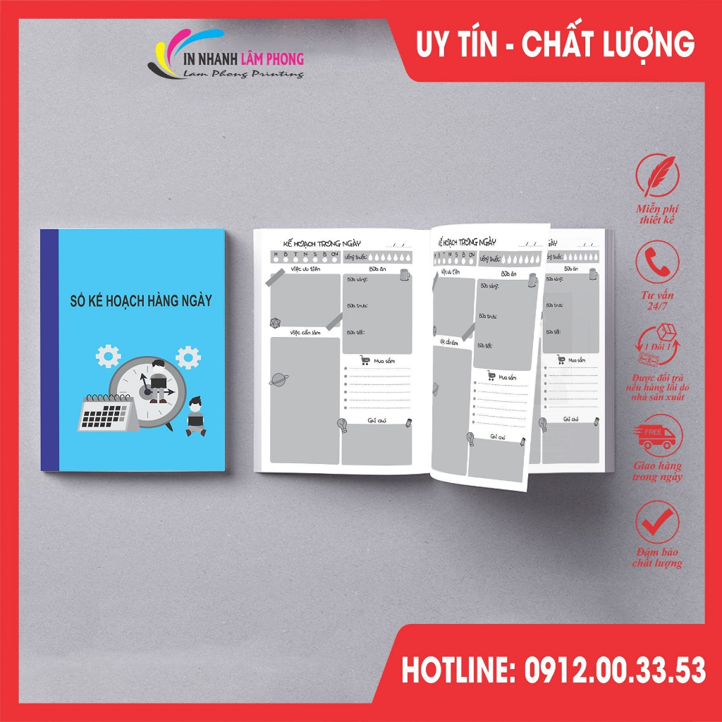 Sổ lập Kế Hoạch Hàng Ngày