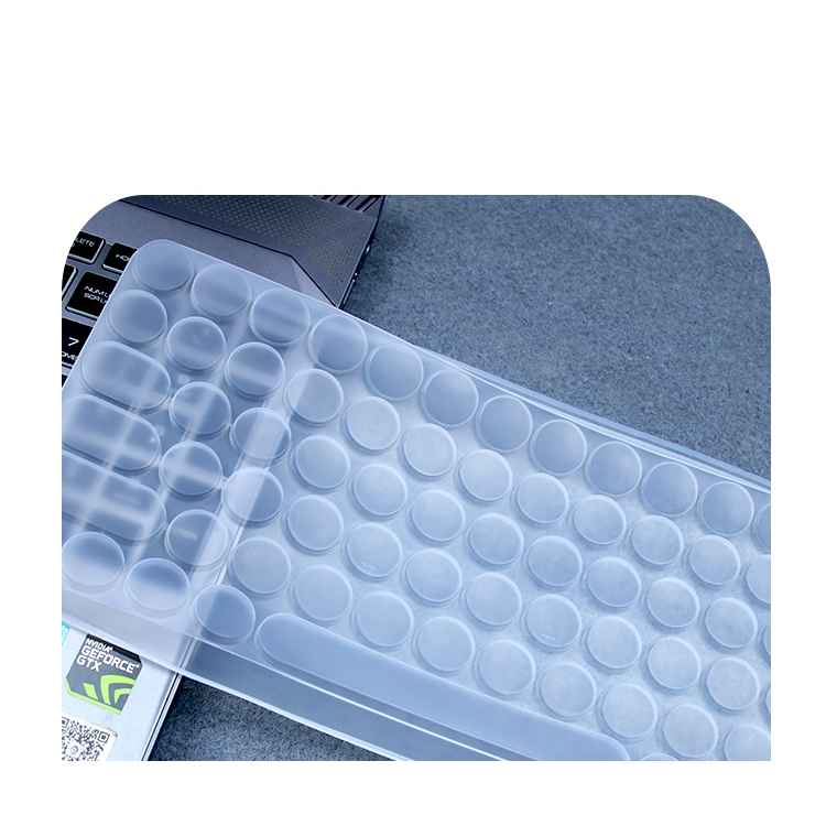 Miếng che bàn phím MOFII có sẵn, sillicon cao cấp, chống nước, chống bụi, phím tròn 104 phím và 86 phím