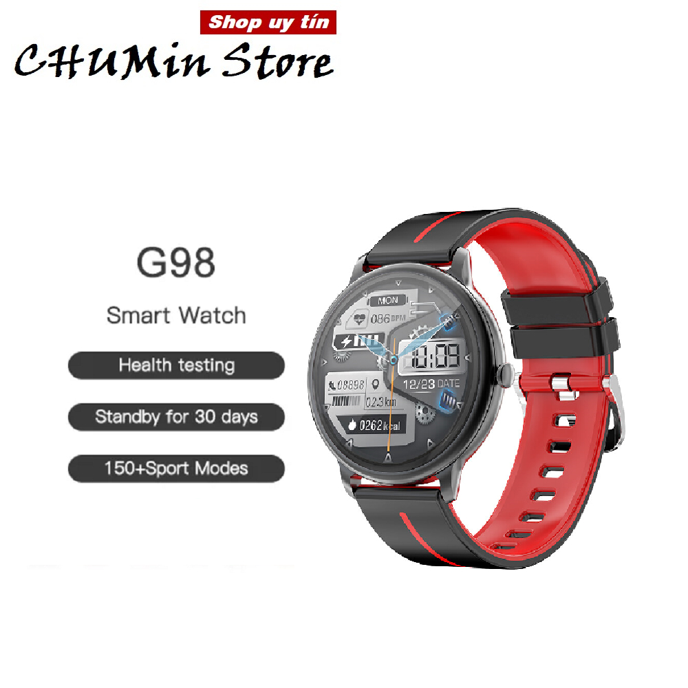 Đồng Hồ Thông Minh Lenovo G98 - Màn hình Amoled 1.43 Inch, Theo Dõi Giấc Ngủ Nhịp Tim, Cuộc Gọi Bluetooth