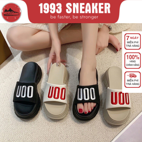 DÉP bánh mì UOO đế PU siêu nhẹ cao 5cm mềm êm