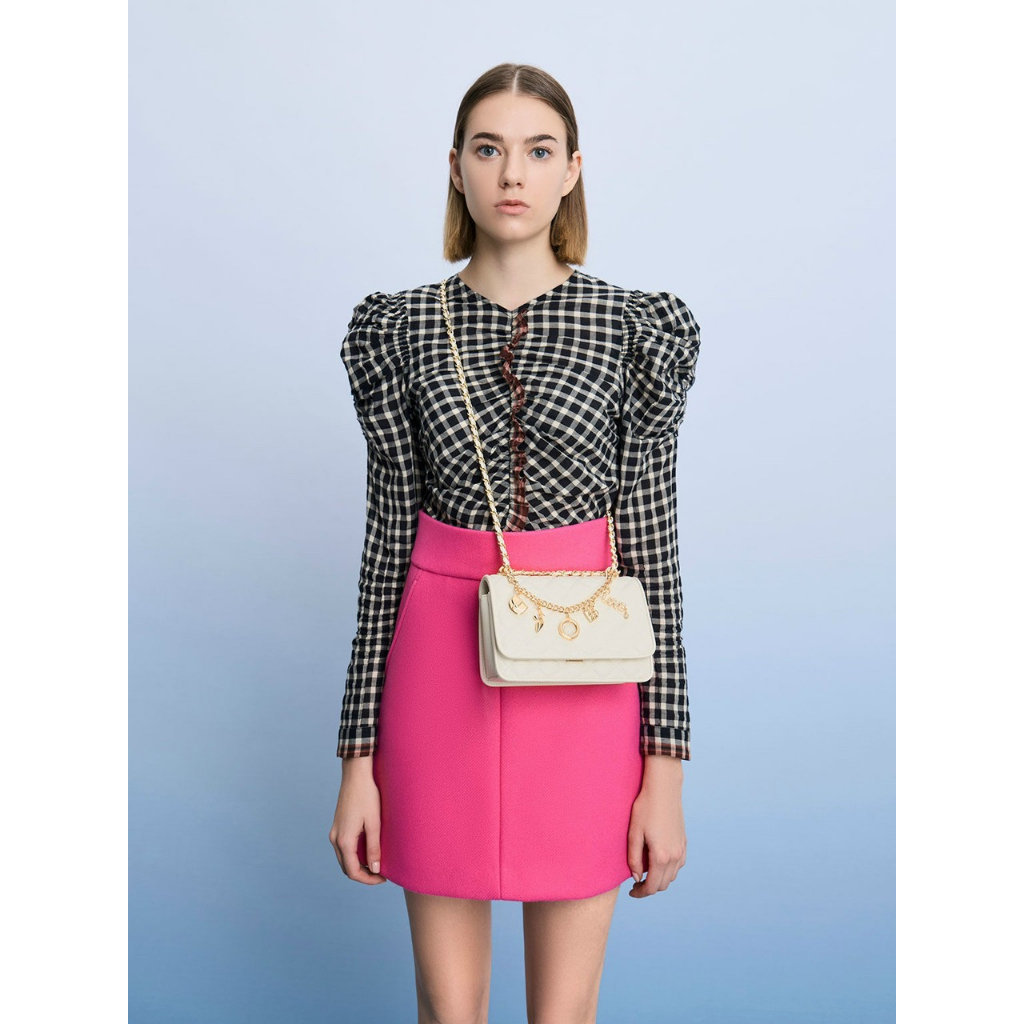 {BẢN QUÀ TẶNG} Túi kẹp nách + đeo chéo FULL BOX size 20cm*8cm*13cm kèm charm tháo rời CK2-70840477