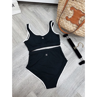 SÉT BIKINI ĐEN VIỀN TRẮNG