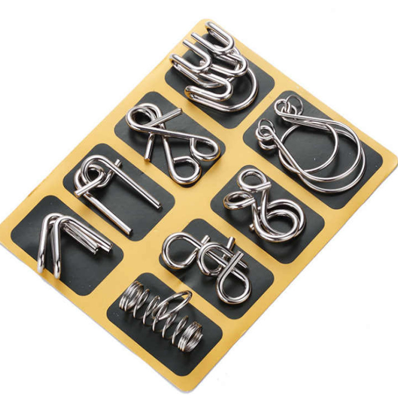 Đồ chơi mở khóa kim loại rèn luyện trí thông minh cho bé bộ đồ chơi tháo khóa kim loại