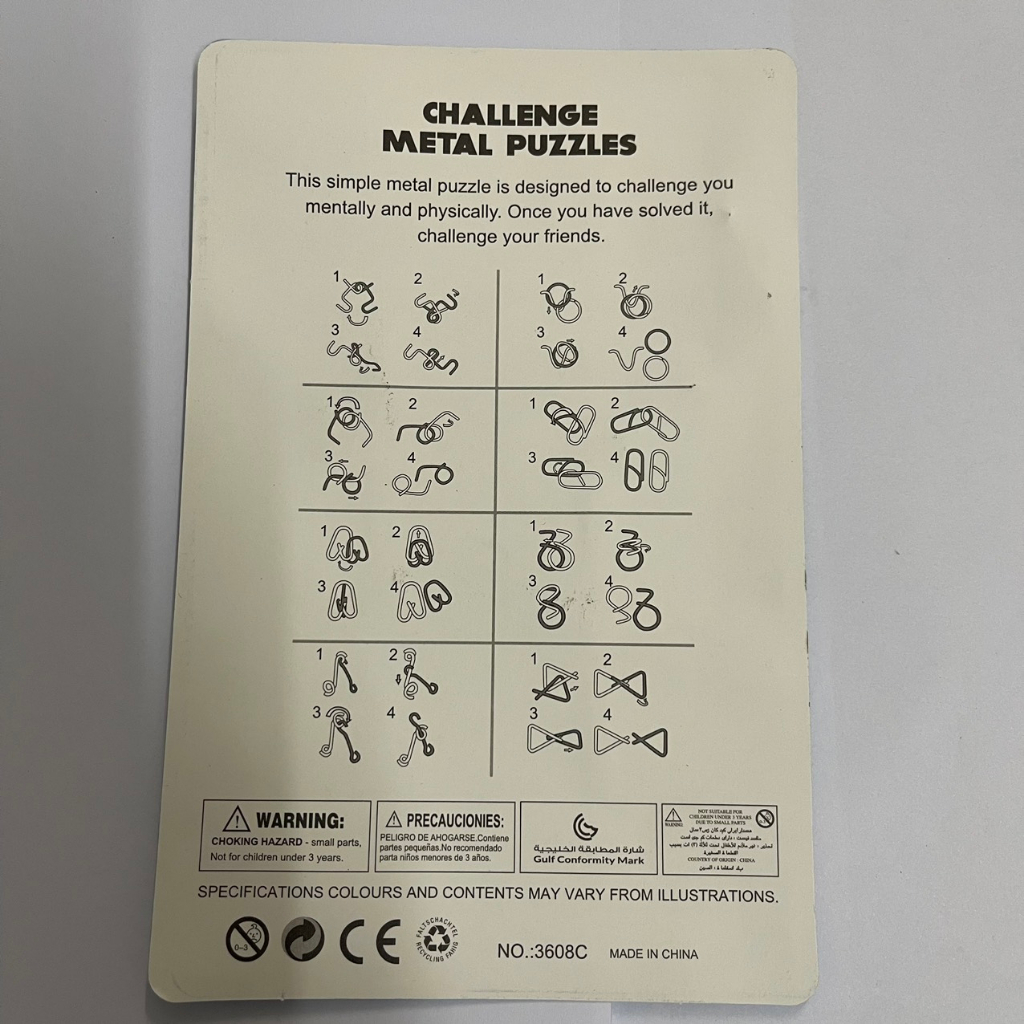 Đồ chơi mở khóa kim loại rèn luyện trí thông minh cho bé bộ đồ chơi tháo khóa kim loại