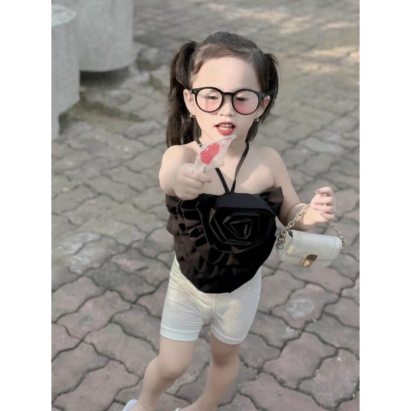 Sét quán ngố.áo hoa cho bé gái