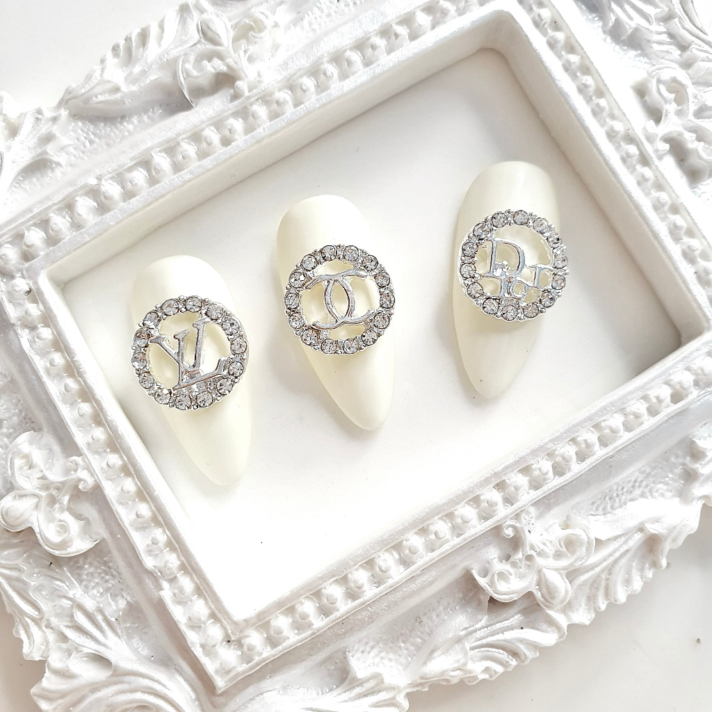 Charm logo thương hiệu charm nail charm đá gắn móng đính móng trang trí móng tay nghệ thuật  Jewelry