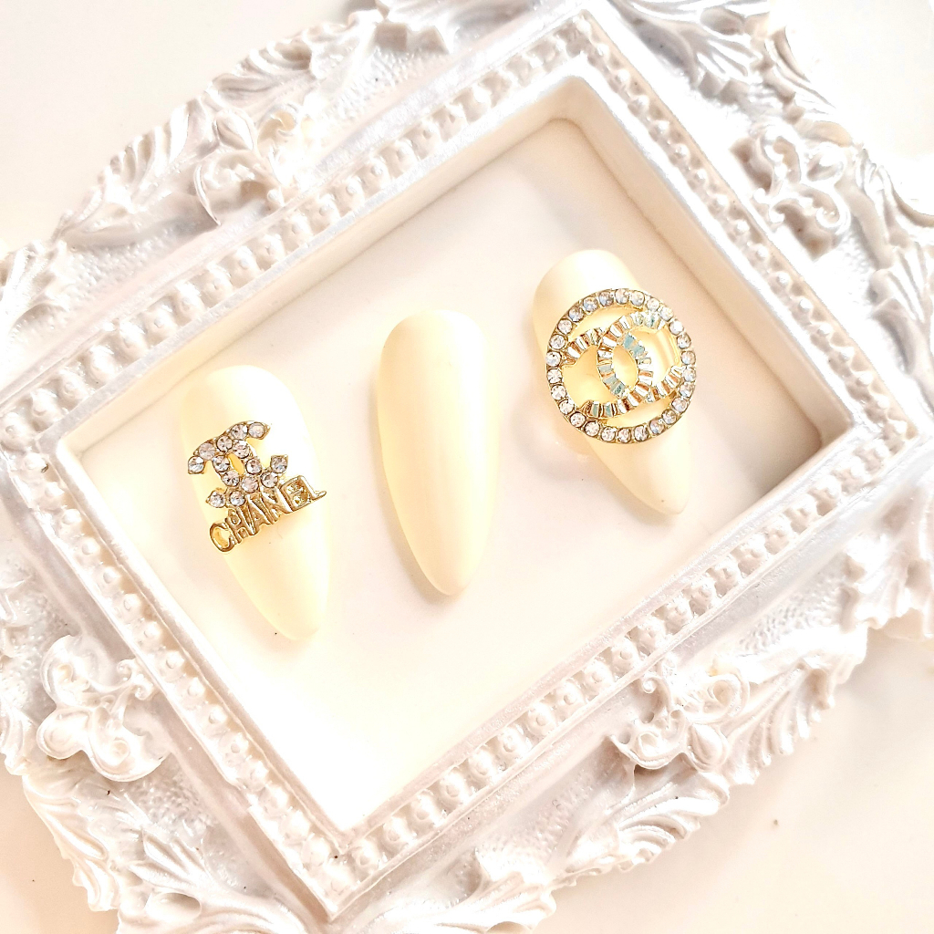 Charm logo thương hiệu charm nail charm đá gắn móng đính móng trang trí móng tay nghệ thuật  Jewelry