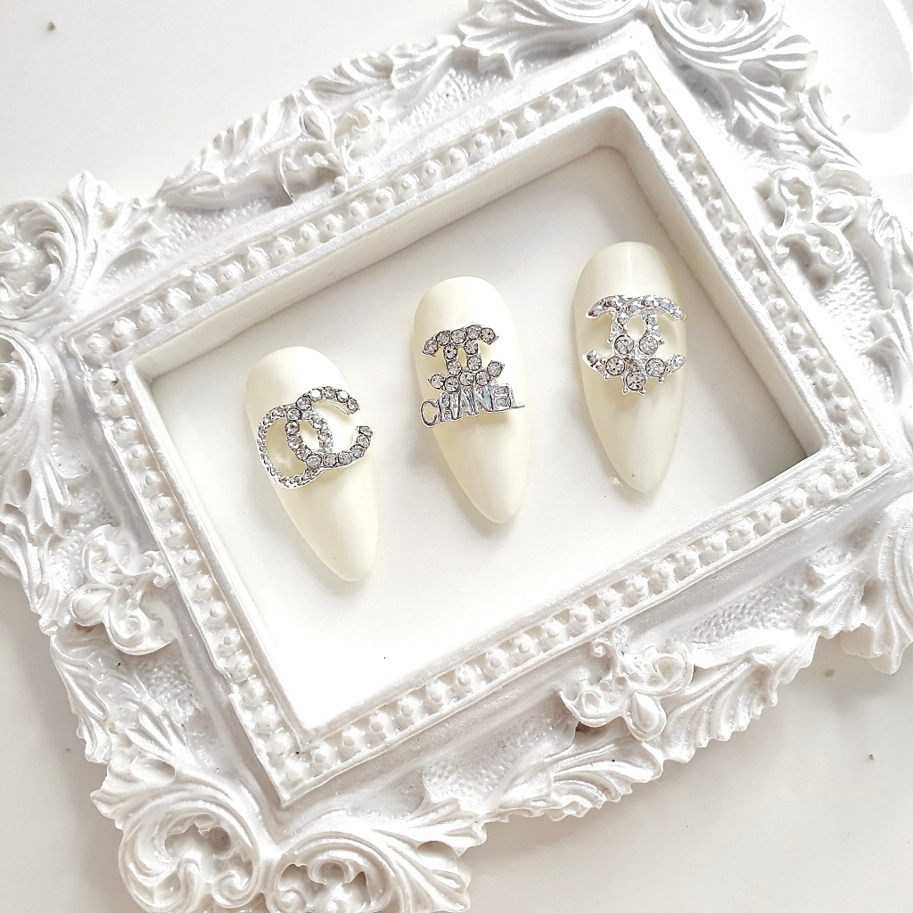 Charm logo thương hiệu charm nail charm đá gắn móng đính móng trang trí móng tay nghệ thuật  Jewelry