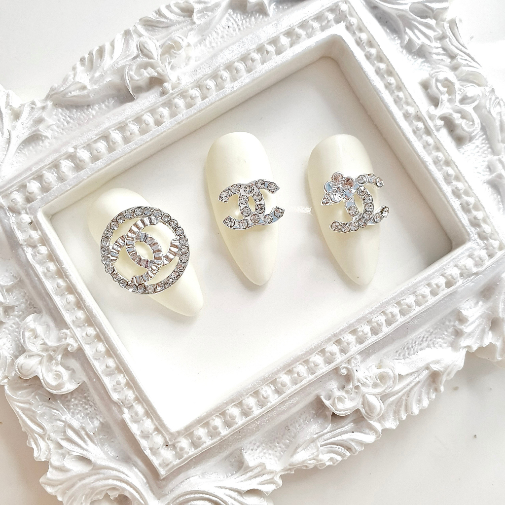 Charm logo thương hiệu charm nail charm đá gắn móng đính móng trang trí móng tay nghệ thuật  Jewelry