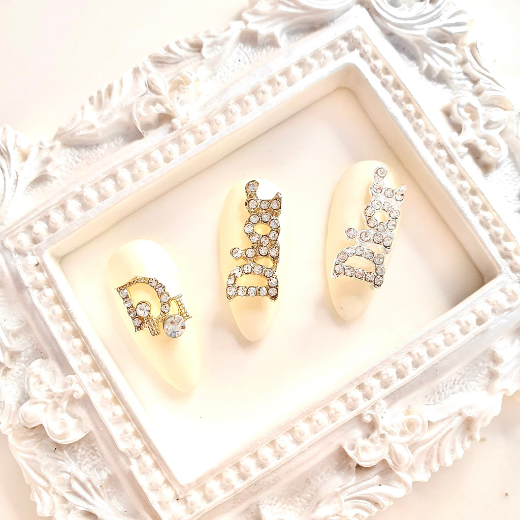 Charm logo thương hiệu charm nail charm đá gắn móng đính móng trang trí móng tay nghệ thuật  Jewelry