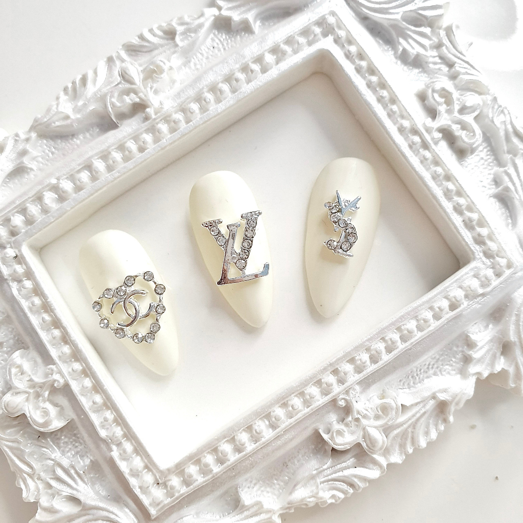 Charm logo thương hiệu charm nail charm đá gắn móng đính móng trang trí móng tay nghệ thuật  Jewelry