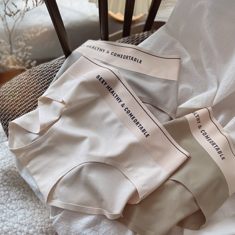 Quần Lót Nữ Cotton Viền Su Tàng Hình Chữ Sexy Healthy Thể Thao Mới 1035