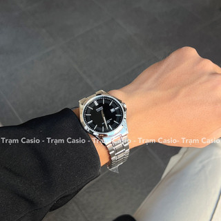 Đồng hồ nam Casio MTS-100D-1A Đen