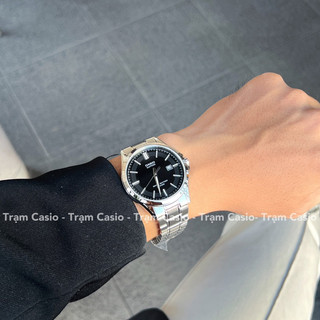 Đồng hồ nam Casio MTS-100D-1A Đen