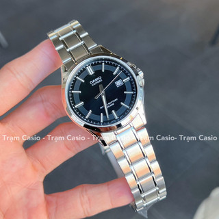 Đồng hồ nam Casio MTS-100D-1A Đen