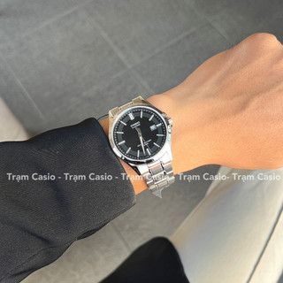 Đồng hồ nam Casio MTS-100D-1A Đen