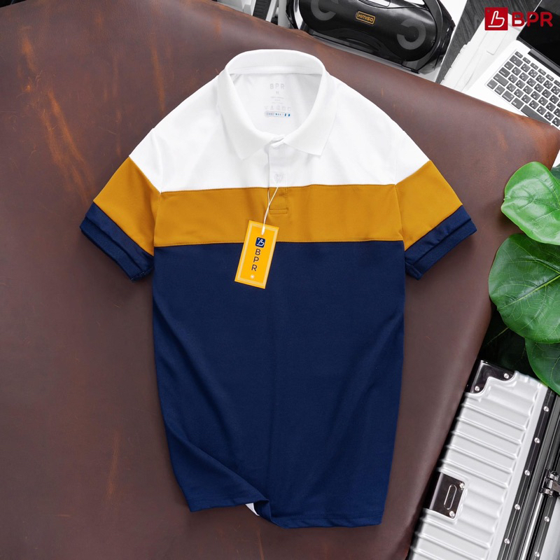 Áo thun nam polo cổ bẻ chất liệu poly cá sấu co dãn thấm hút tốt phong cách trẻ trung năng động