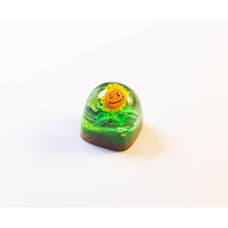 Keycap Artisan - Nút bàn phím cơ plants vs zombies ( Sunflower )
