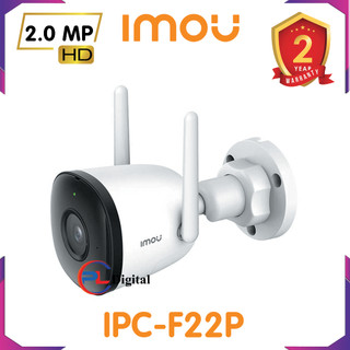 Camera Ip Wifi Thân Cố Định Ngoài Trời IMOU IPC-F22P Full HD 1080P - Hàng Chính Hãng