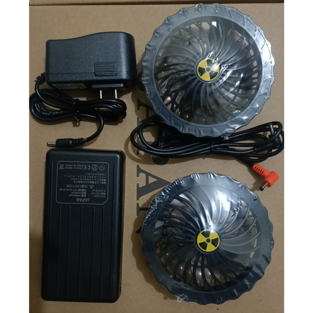 Phụ kiện áo điều hòa pin 30000mah đầu ra 12V mạnh nhất hiện nay bảo hành 6 tháng