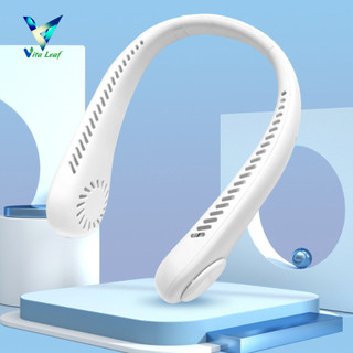 Quạt đeo cổ mini VitaLeaf - Quạt đeo cổ không dây hè siêu mát, chế độ làm mát siêu nhanh hè siêu mát
