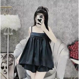 Bộ đùi hai dây bính mặc nhà mát mẻ