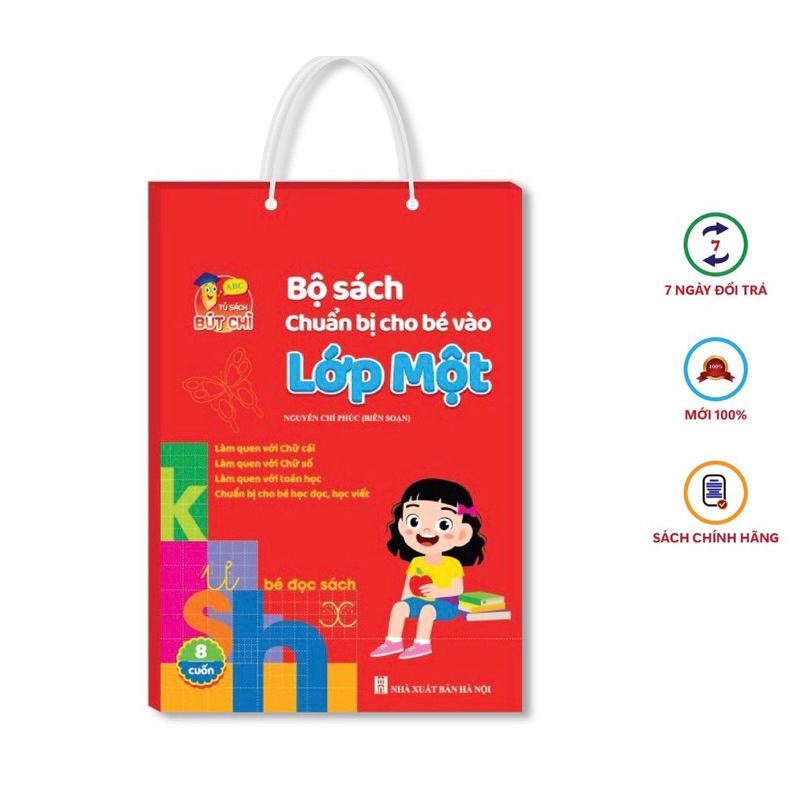 Sách - Combo Chuẩn Bị Cho Bé Vào Lớp 1 (8 quyển)